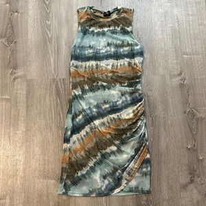 Free Press Small Sleeveless Casual Lined Mini‎ Dress